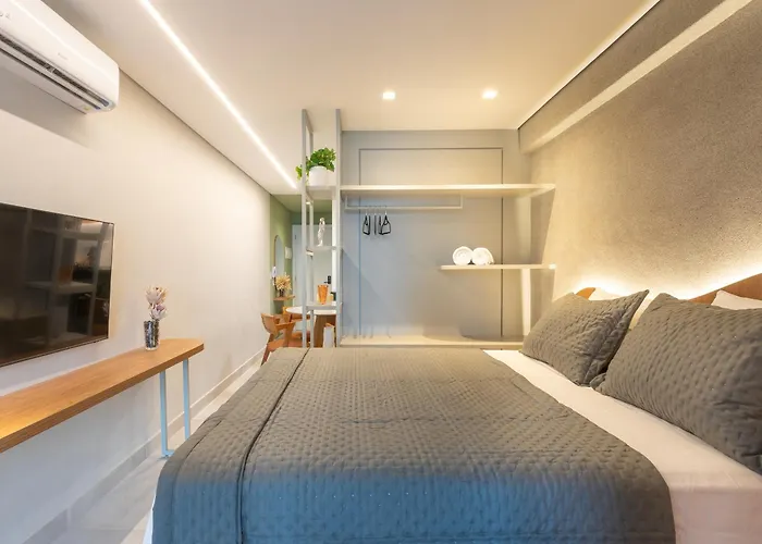 Loft Pe Na Areia Frente Mar Com Vista Incrivel