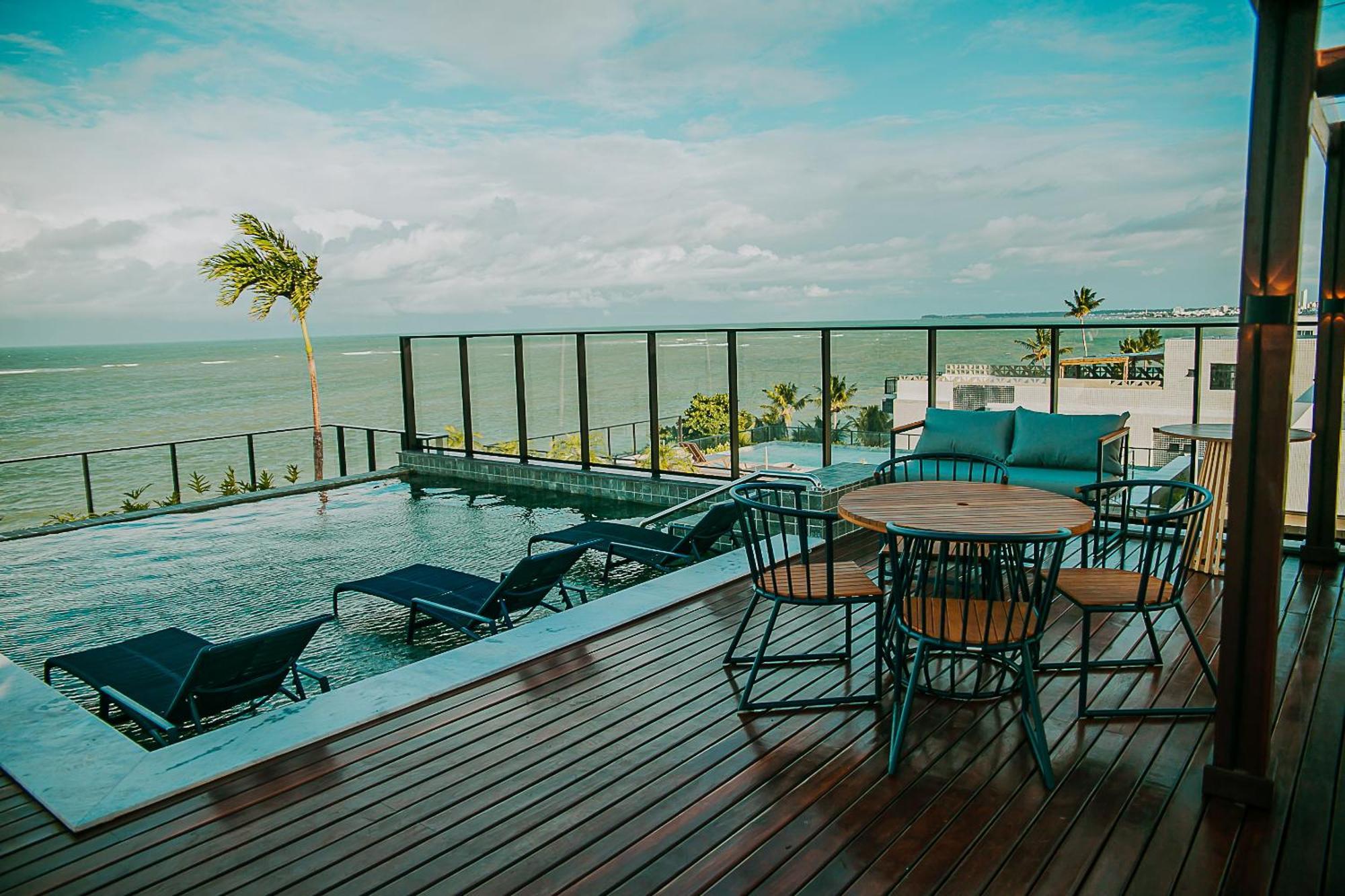 Loft Pe Na Areia Frente Mar Com Vista Incrivel * João Pessoa